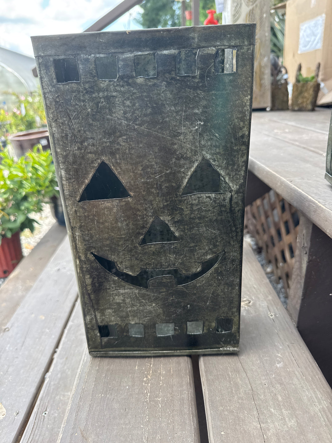 Tin Bag Jack-O-Lantern Luminary
