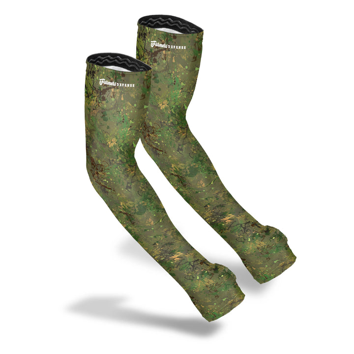 Farmers Defense Protection Sleeves - Green Brush Camo