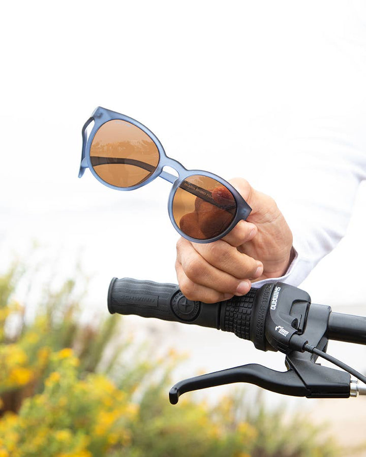 Arches -  Soft Navy Blue / Brown Polarized Lens