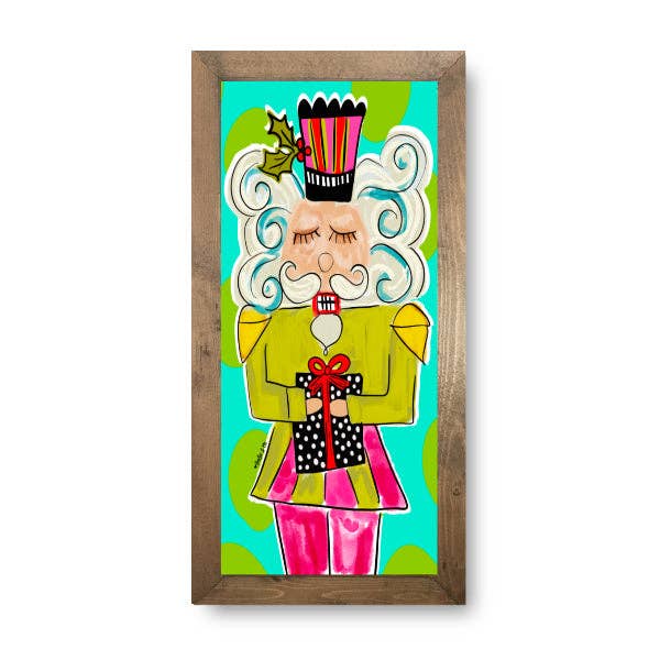 Funky Nutcracker Framed Art