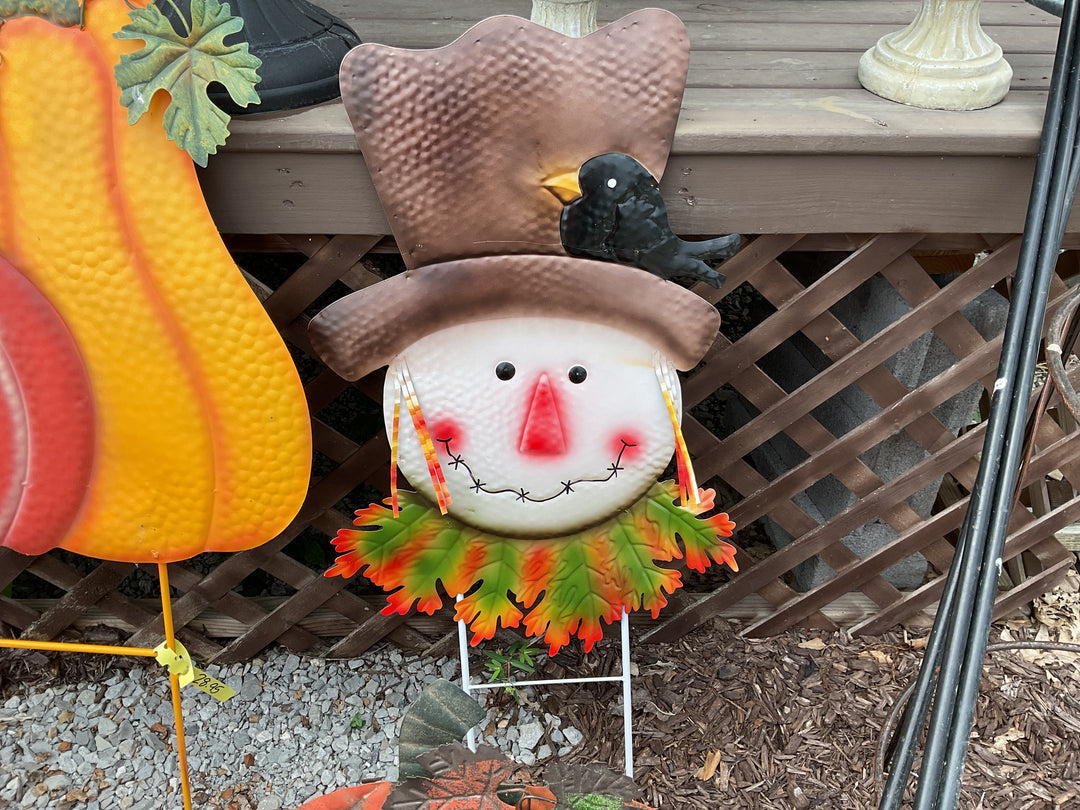 Scarecrow Blackbird Yard Sign