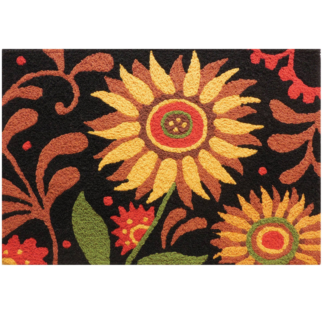Prairie Sunflowers Jellybean Rug 20" x 30"