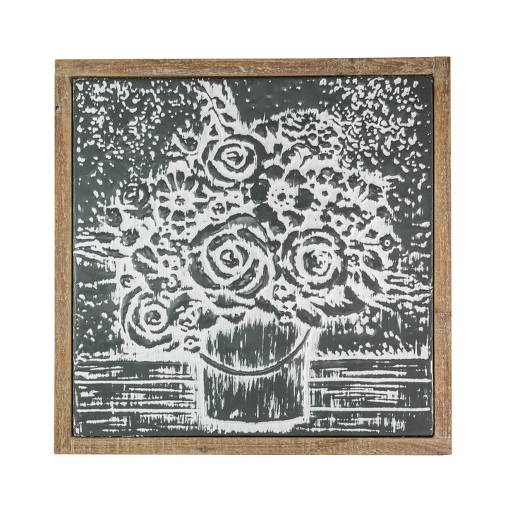 Adabelle Floral Bouquet Wall Decor Metal & Wood
