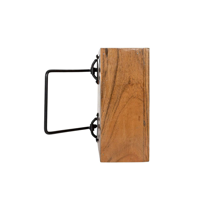 Louisa Cookbook Holder Acacia Wood, Marble & Metal
