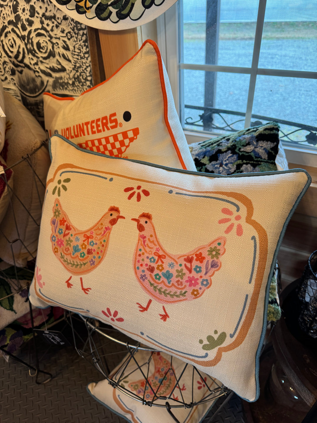 Spring Chicks Pillow