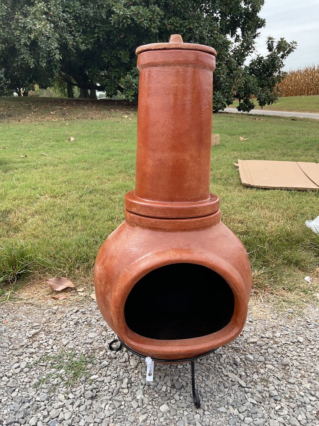 Traditional Chiminea Orange