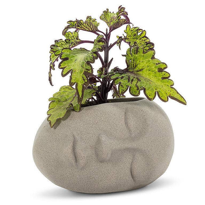 Sleeping Head Planter-6.5"L