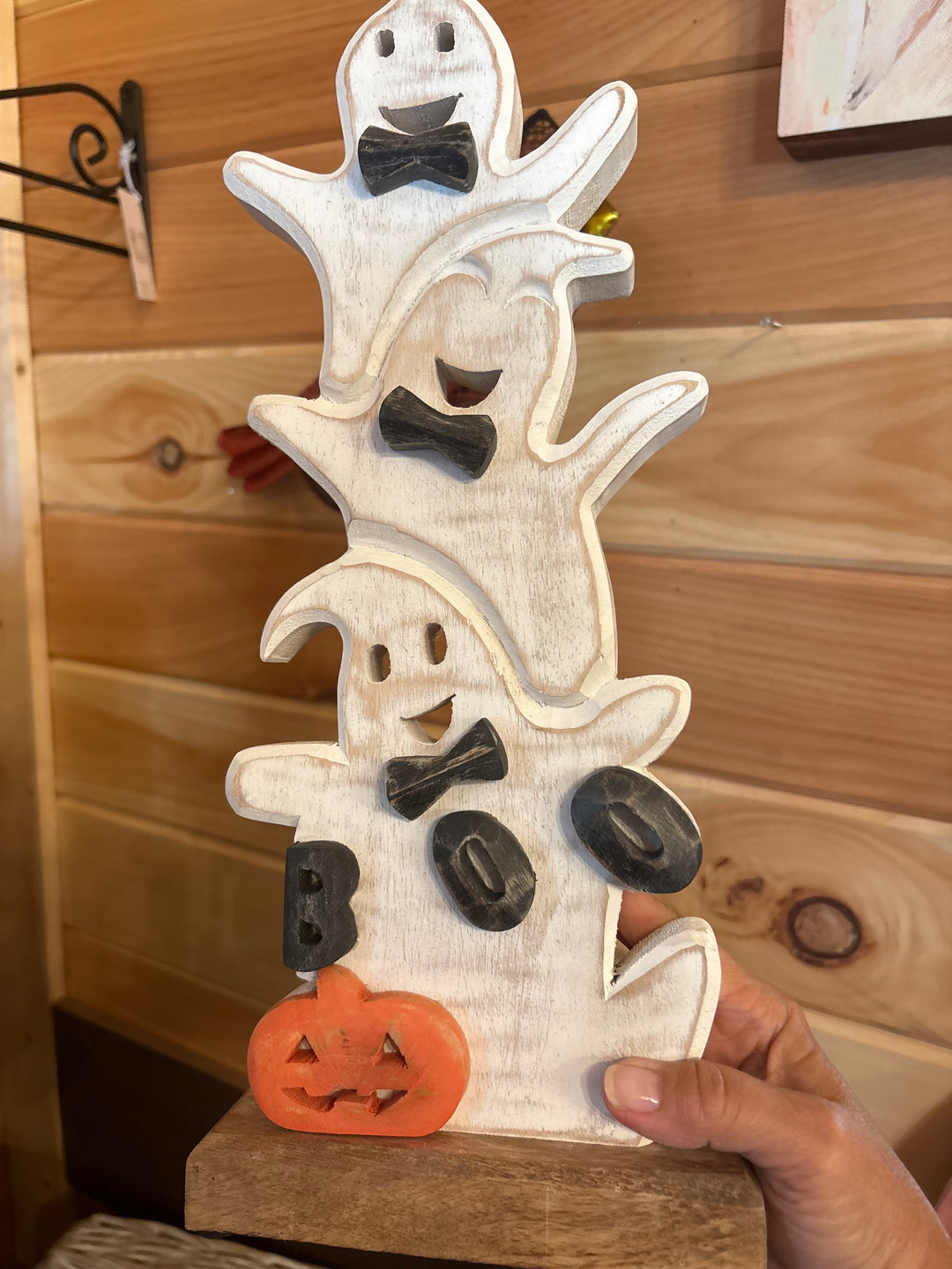 Stacking Wooden Ghost