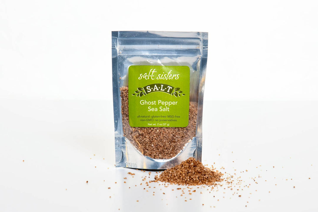 All-Natural Sea Salt - Ghost Pepper - 2 oz