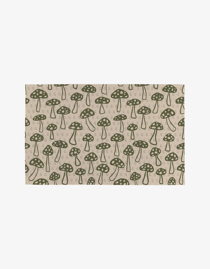 Geometry Woodland Mushroom Not Paper Towel Set