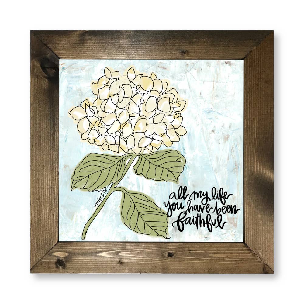 All My Life You Have Been Faithful Framed Art