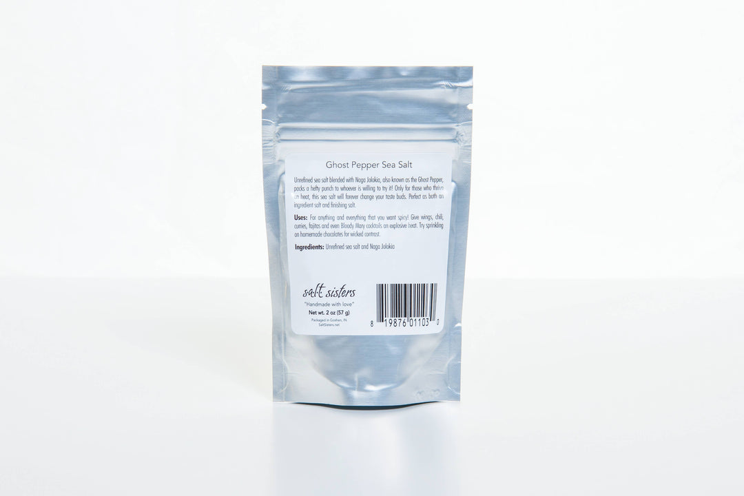 All-Natural Sea Salt - Ghost Pepper - 2 oz