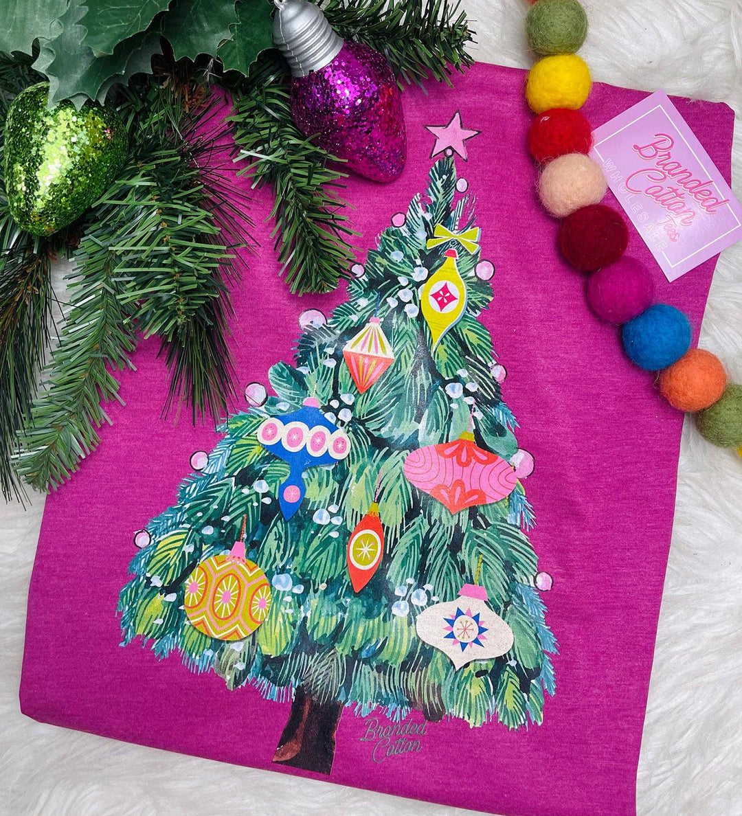 Oh Christmas {Ornament Tree (LS) Tee