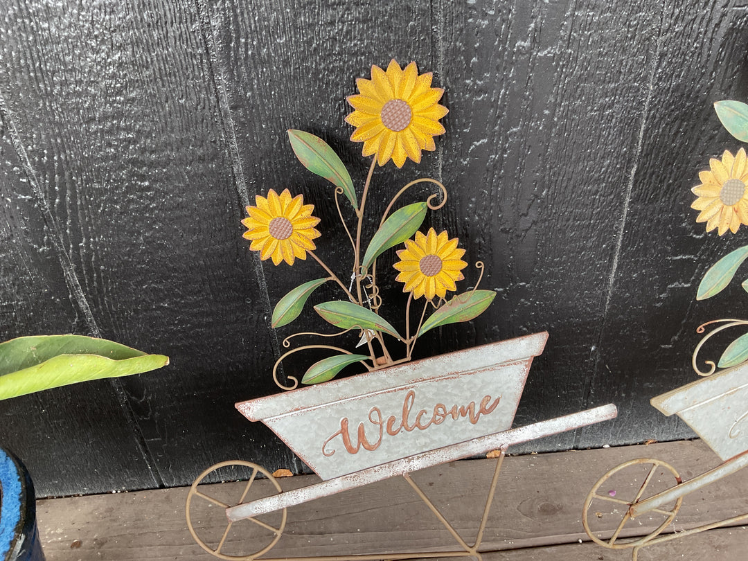 Sunflowers Welcome Yard Sign