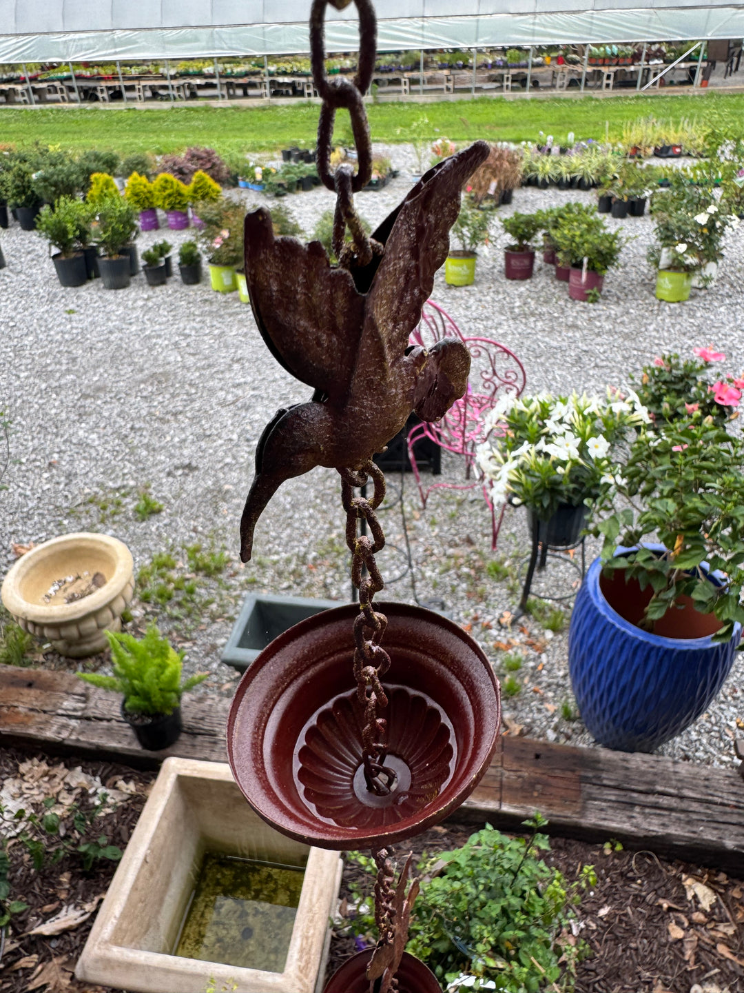 Hummingbird Rain Chain