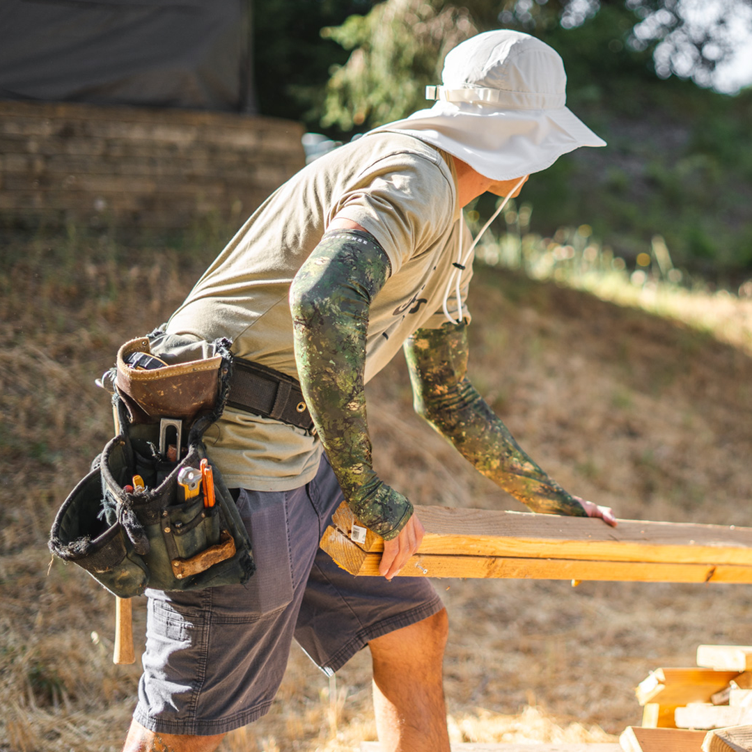 Farmers Defense Protection Sleeves - Green Brush Camo
