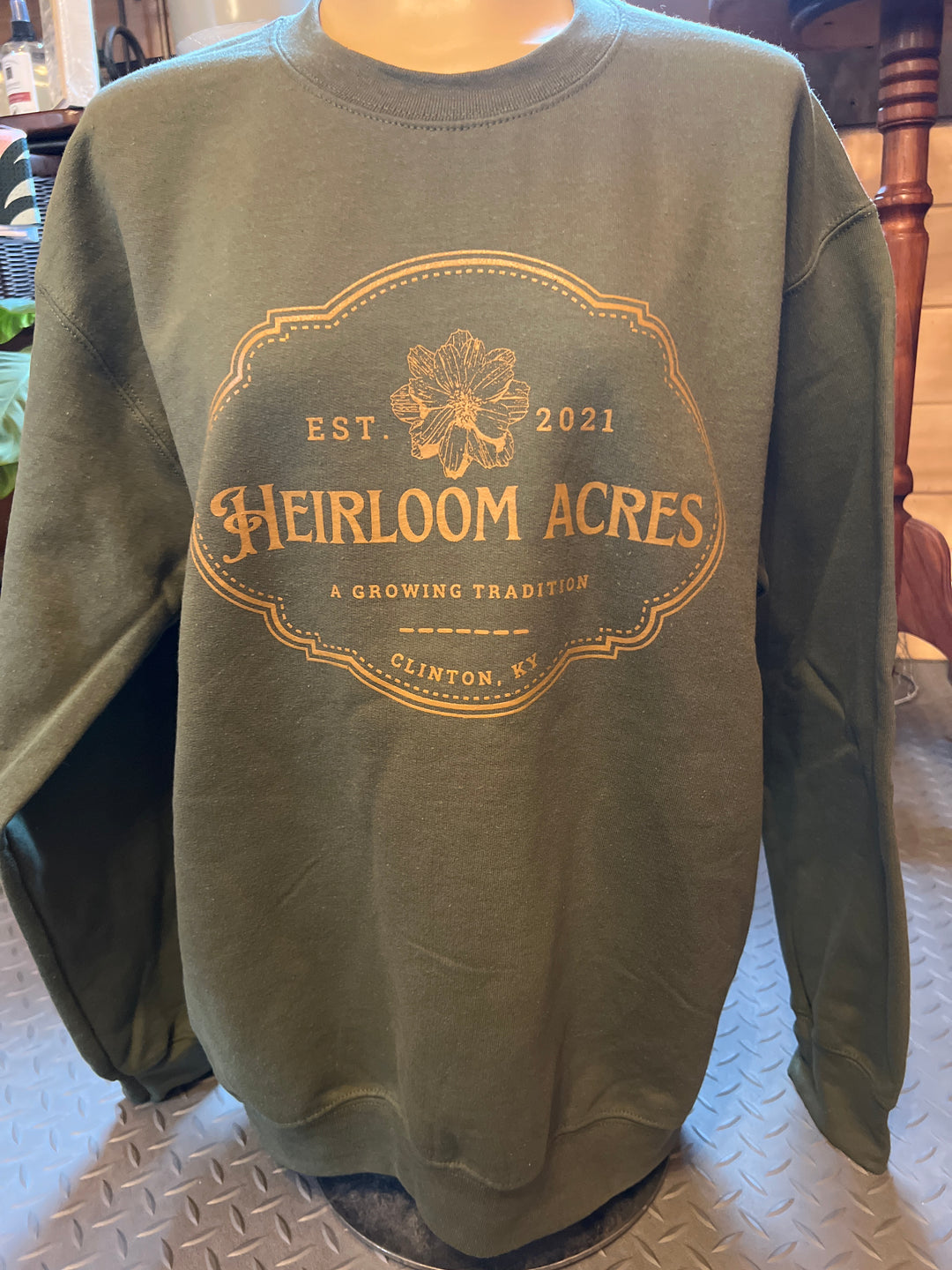 Heirloom Acres Crewneck Green