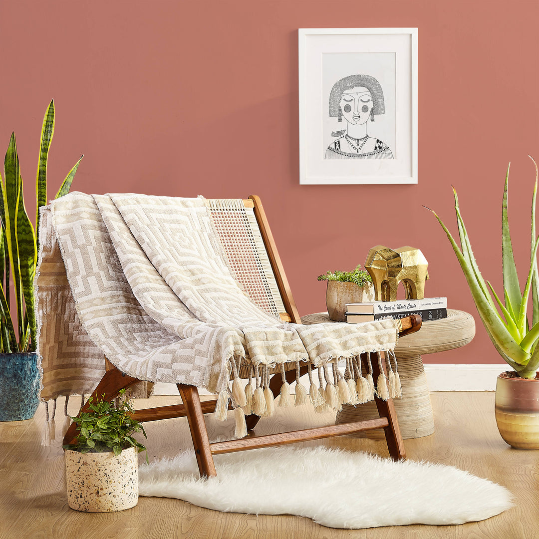 Hypnotic Throw Blanket by Justina Blakeney