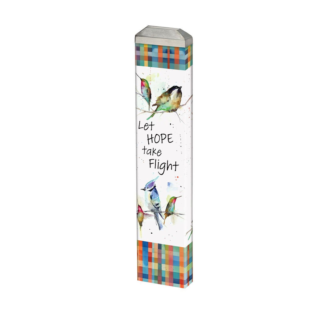 Birdy Birds on a Wire Mini Art Pole