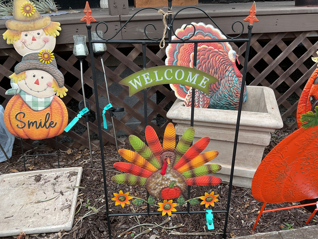 Welcome Turkey Yard Sign