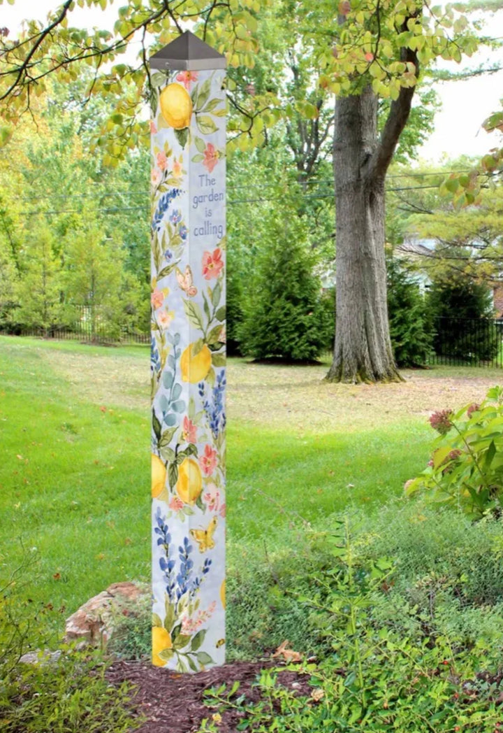 Art Pole- Lemon Garden 60”
