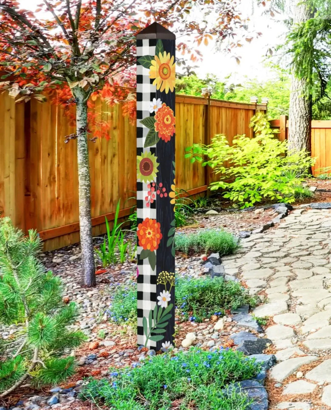 Art Pole- Autumn Blooms 60”