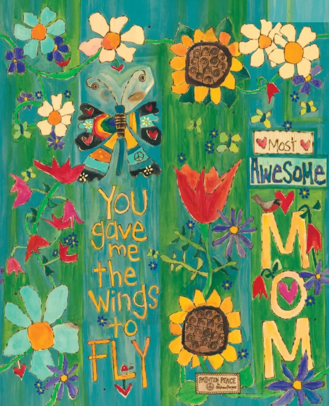 Art Pole- Awesome Mom 20”