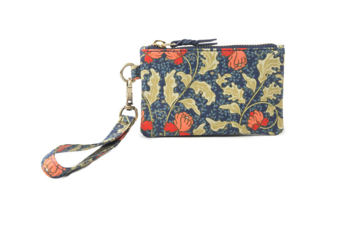 Red Blossoms Coin Purse