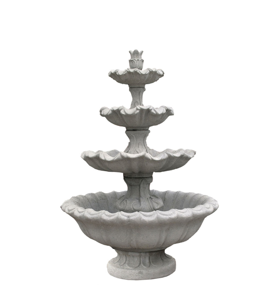 XL Scroll Leaf fountain