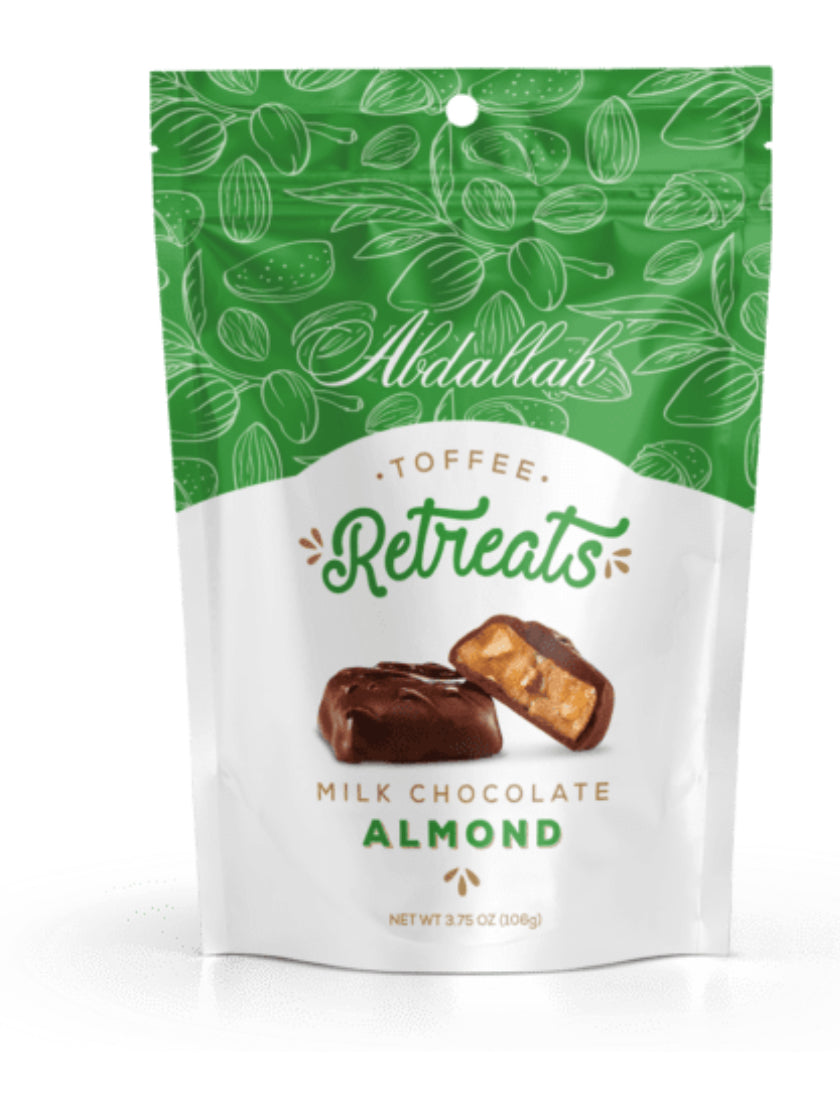 3.75 oz Retreats, Almond Toffee Milk Chocolate