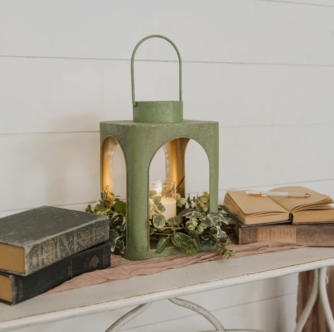 12” Green & Gold Lantern