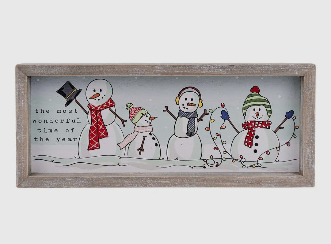 Most Wonderful Time of Year Frame Board