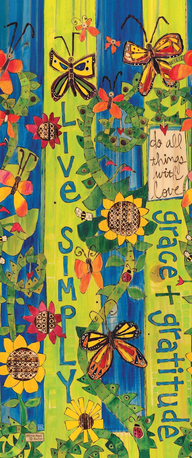Grace & Gratitude 40” Art Pole