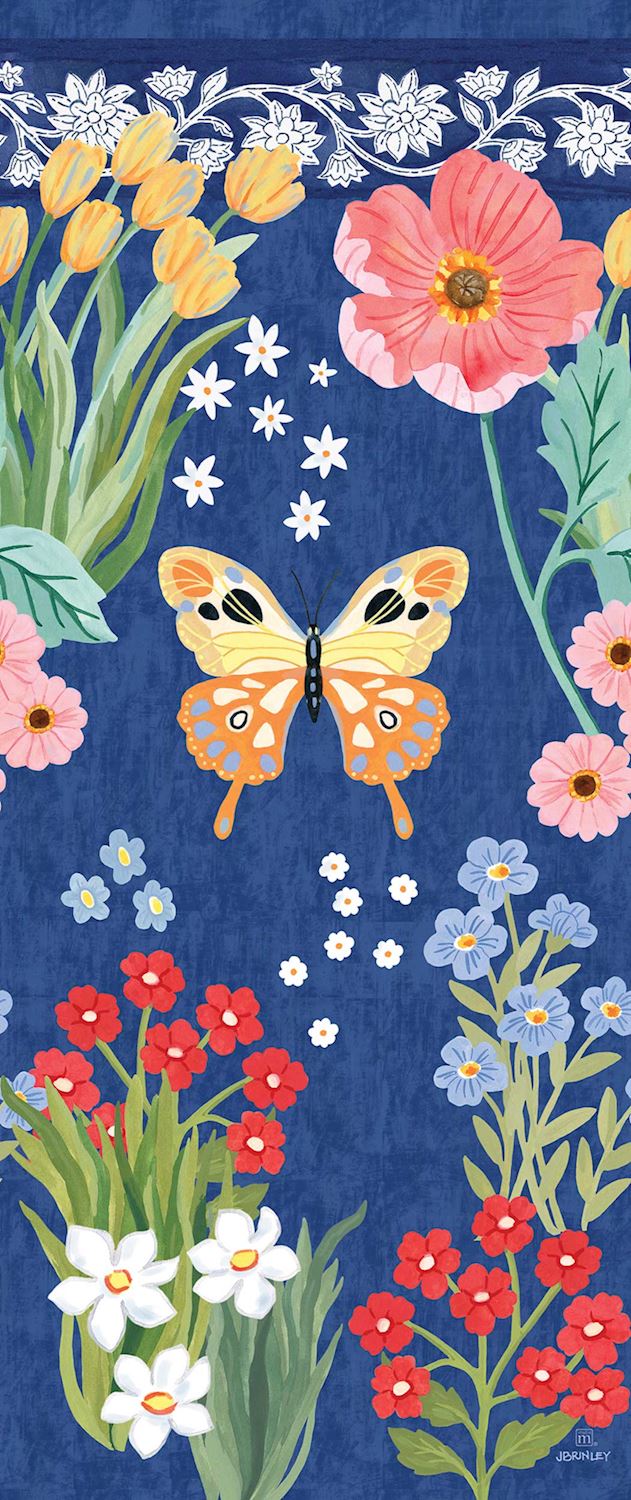Butterfly Effects 40” Art Pole
