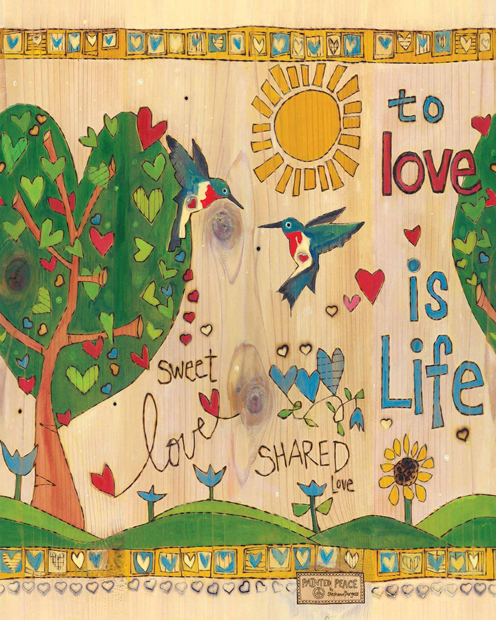 Love is Life Art Pole 20”
