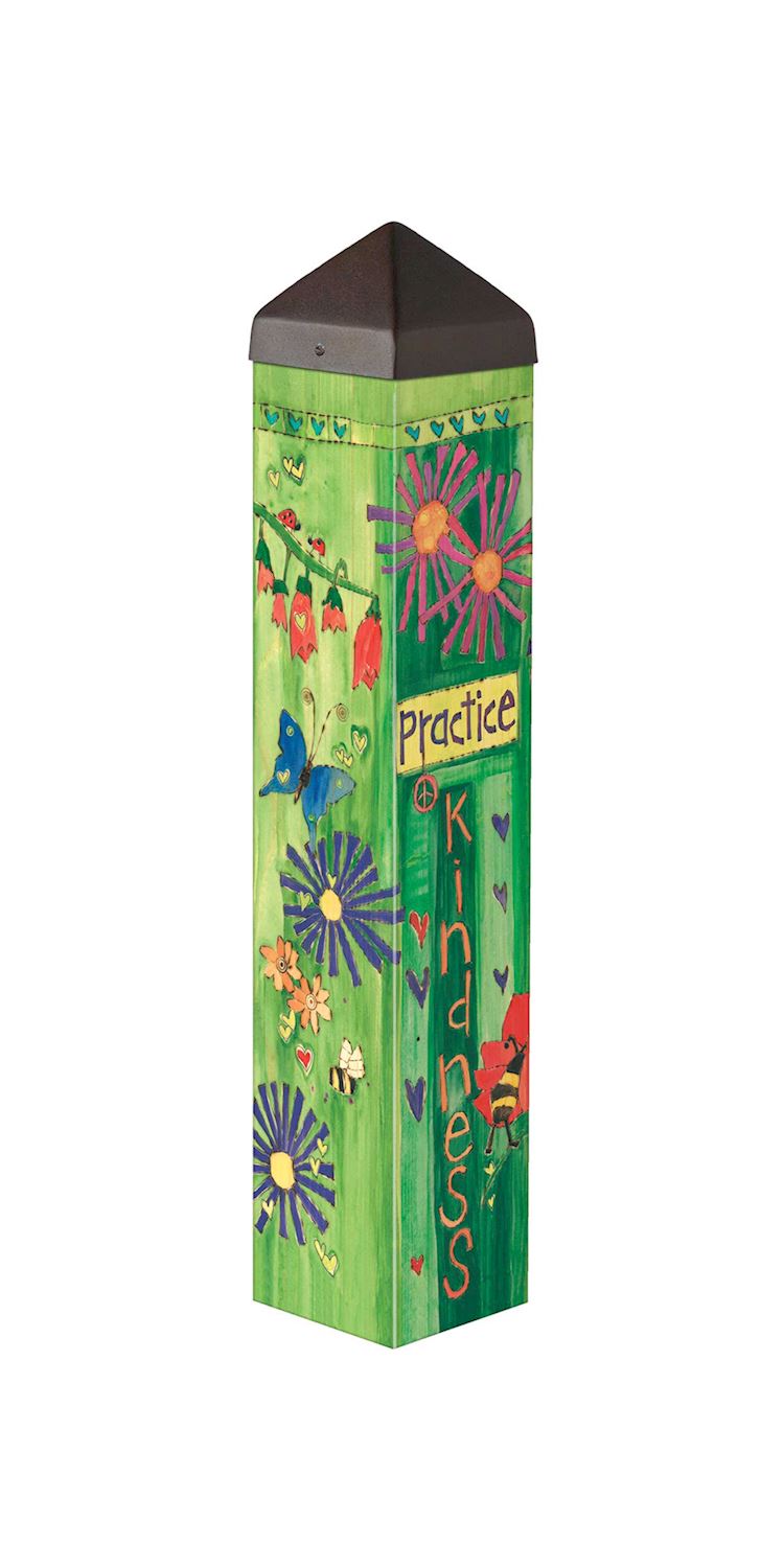 Bee Kind 20” Art Pole