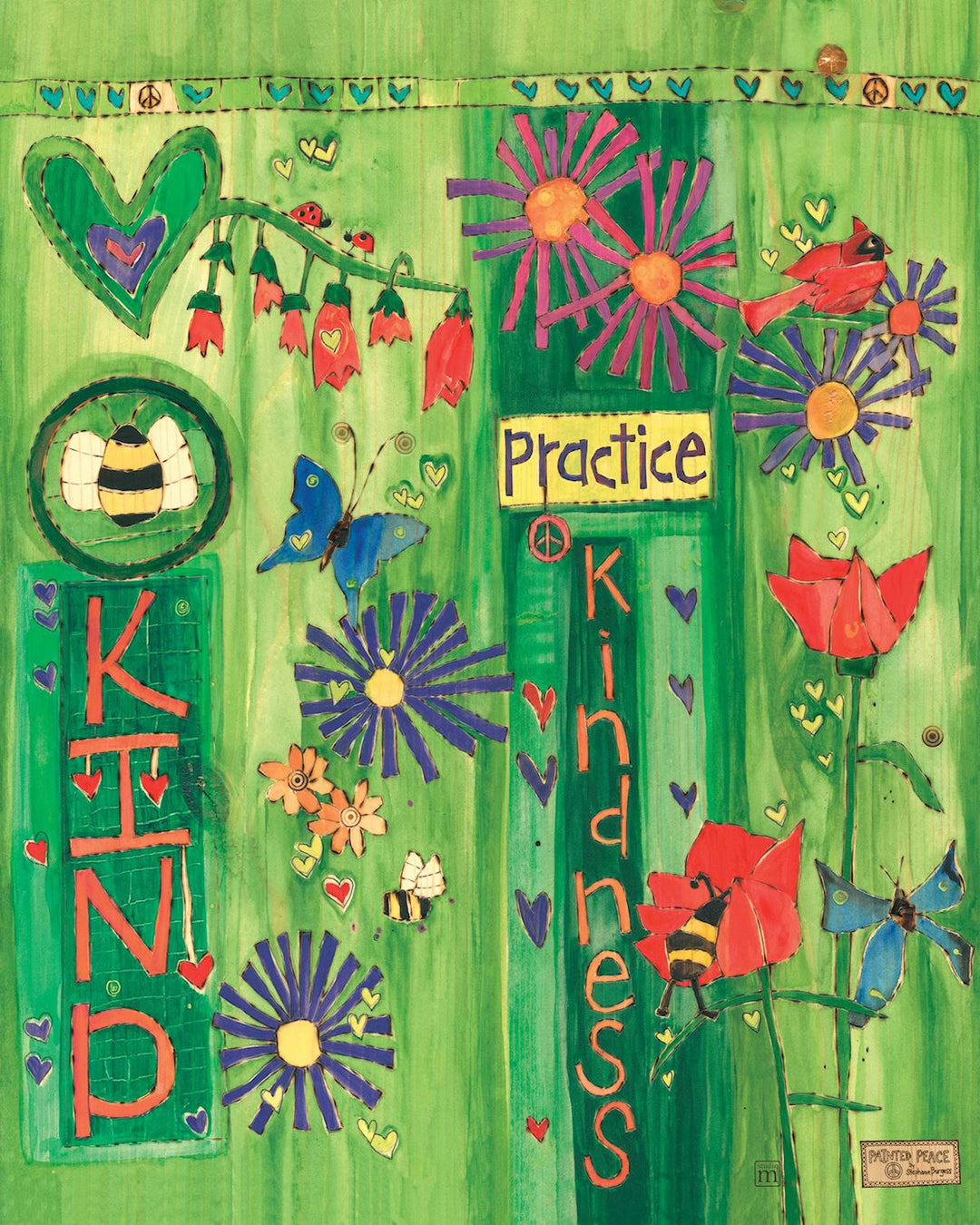 Bee Kind 20” Art Pole