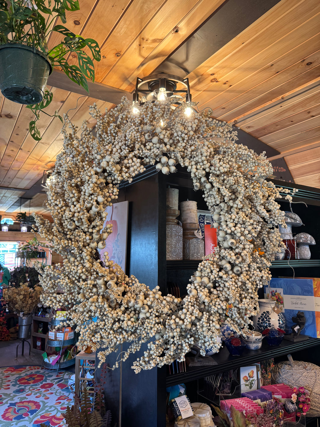 White berry wreath
