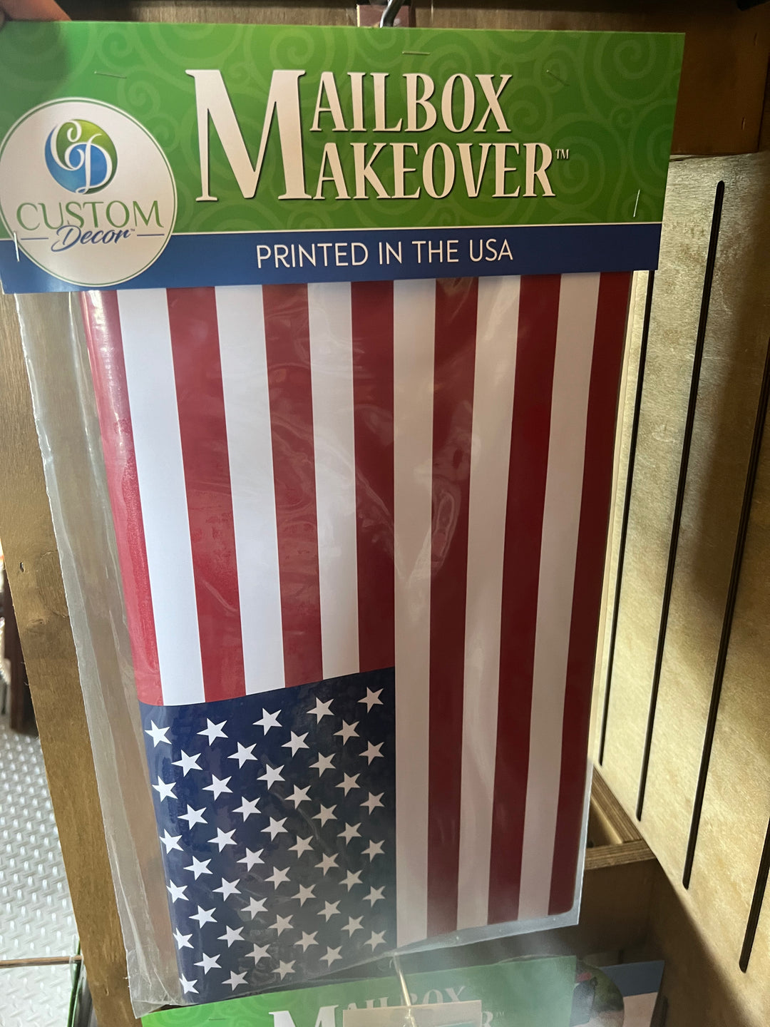Mailbox Makeover American Flag