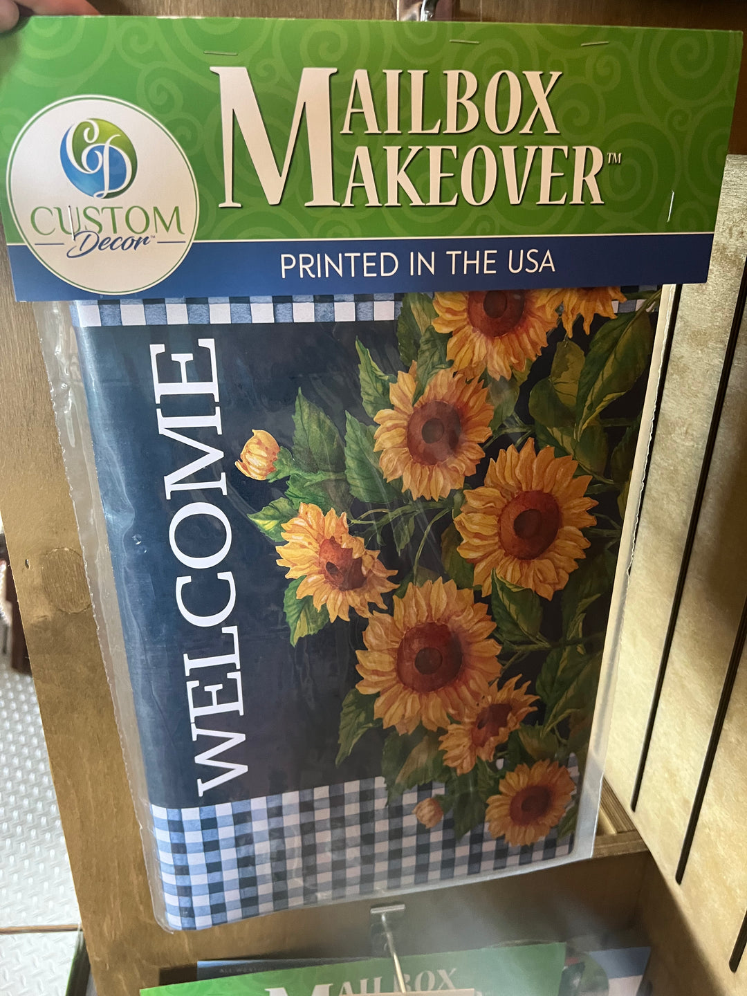 Mailbox Makeover Welcome Sunflowers