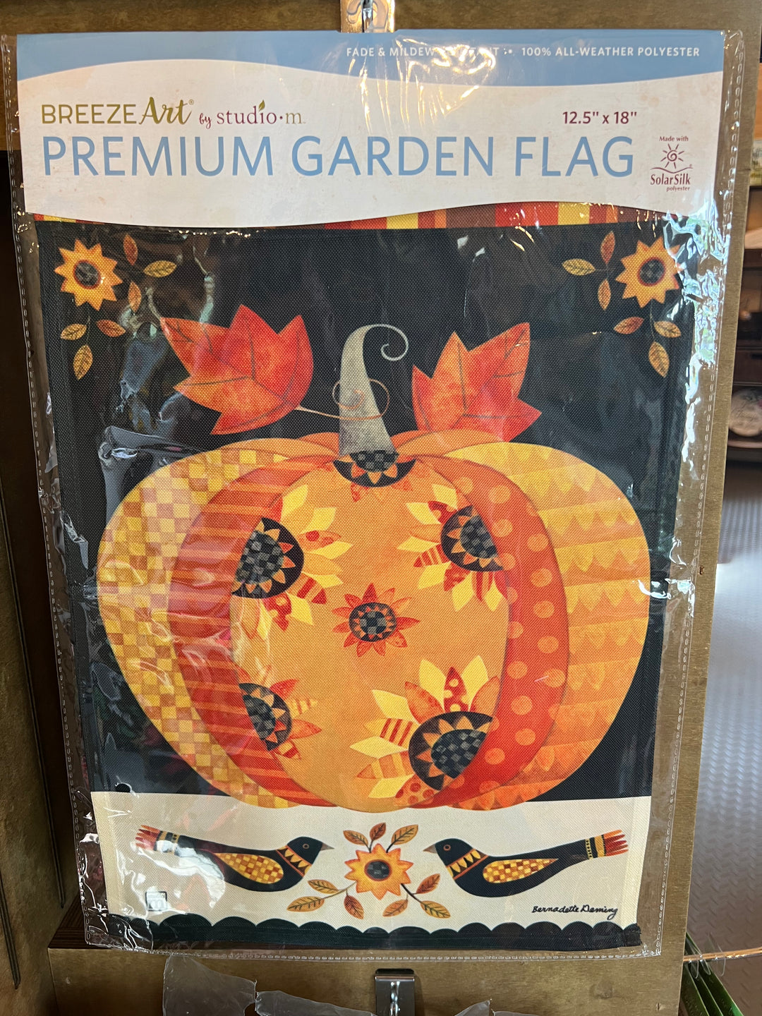 Fall Flag Pumpkin