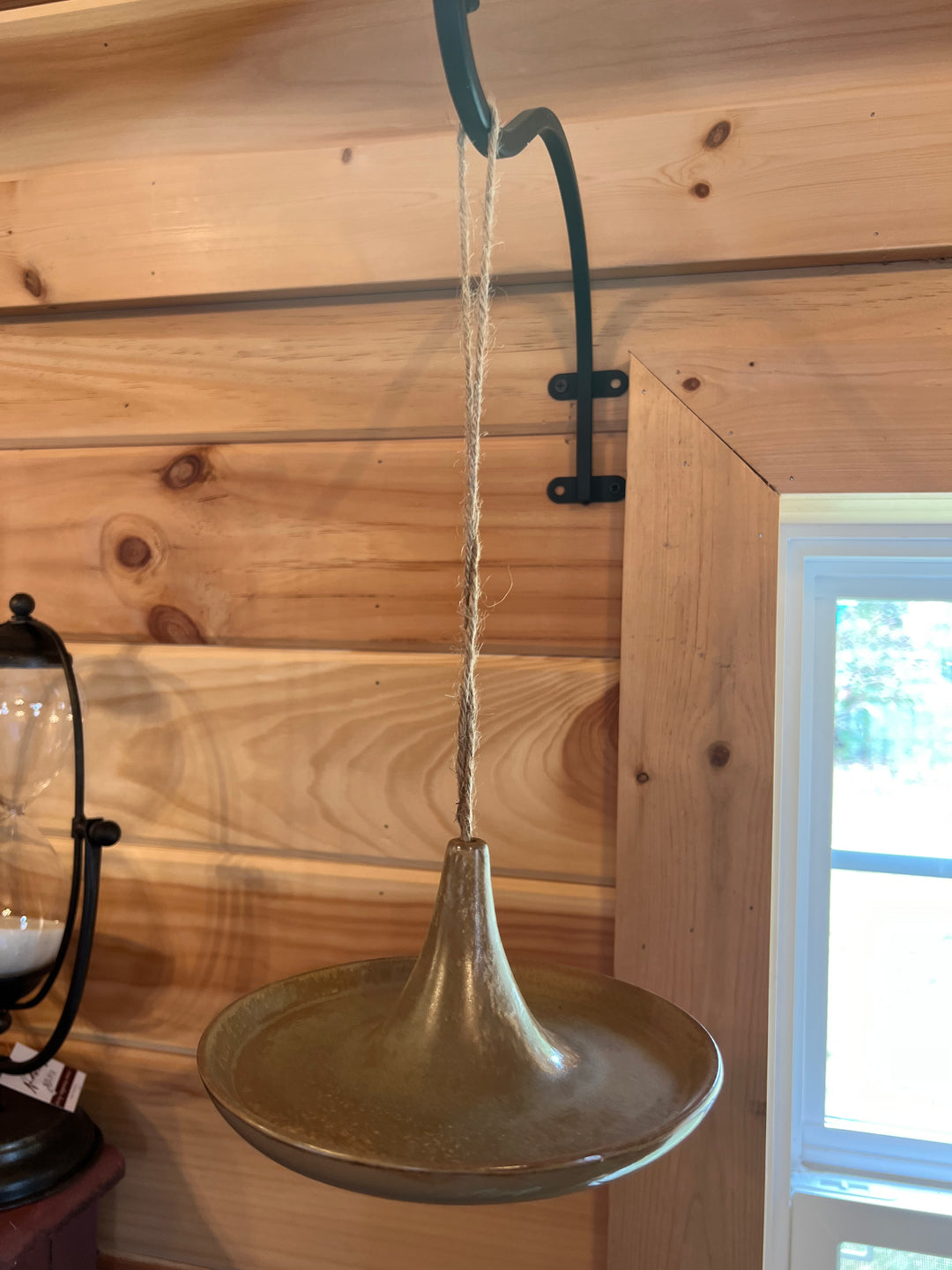 Stoneware Bird feeder