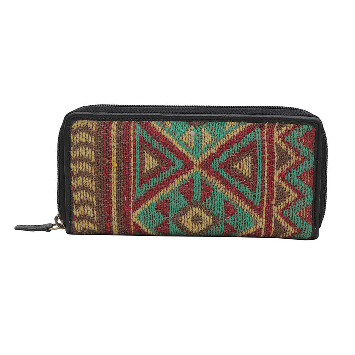 Canary Woven Fabric Wallet
