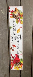 Yard Expression Insert Home Sweet Cardinals