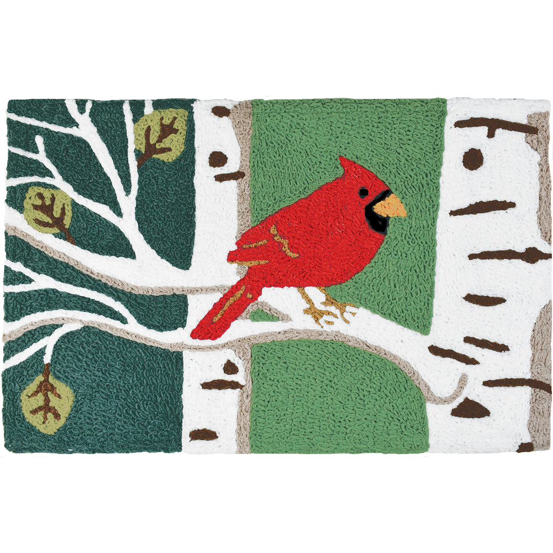 CARDINAL IN BIRCH TREE 20" X 30"