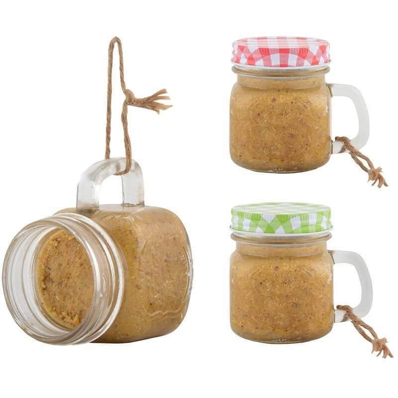 Peanut Butter For Wild Birds Mug, Glass, 1 Carton