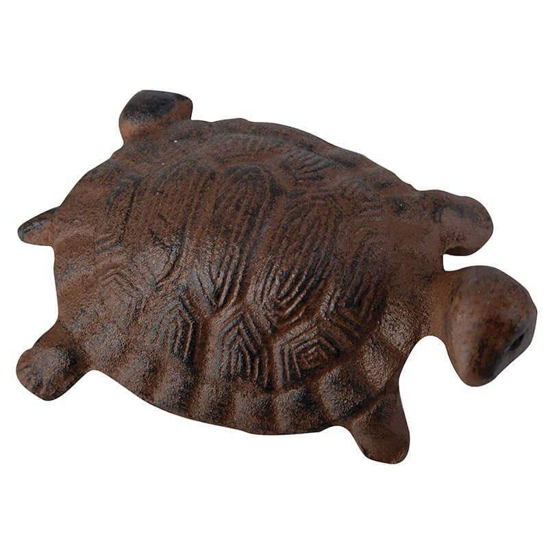 Turtle, Cast Iron, Antique Brown - Small