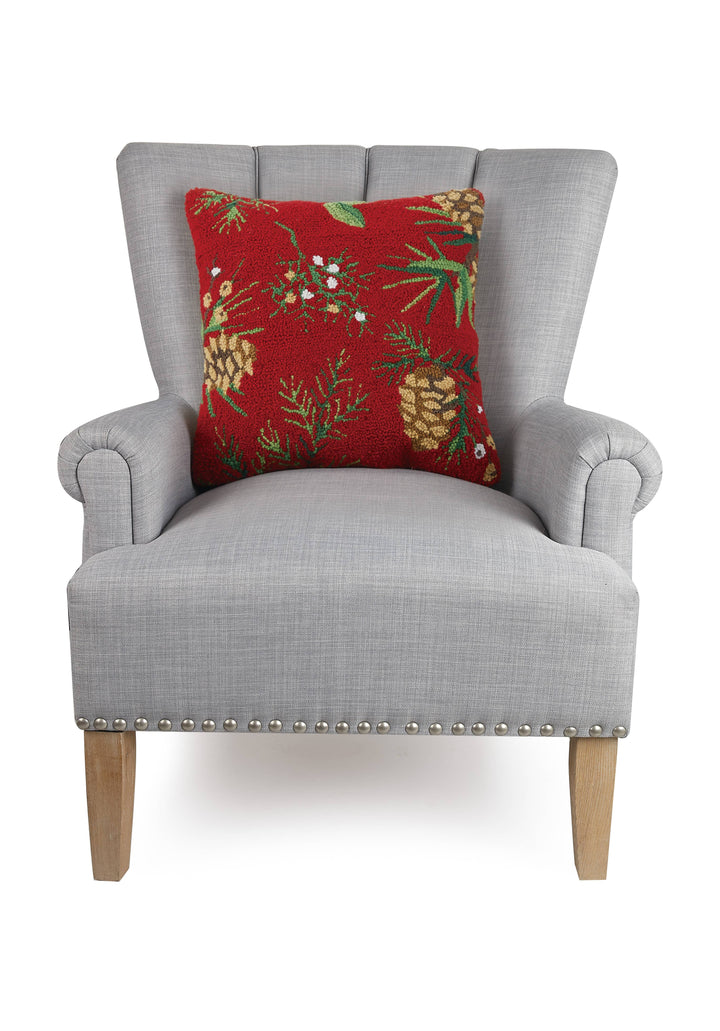 Evergreen Pine Hook Pillow