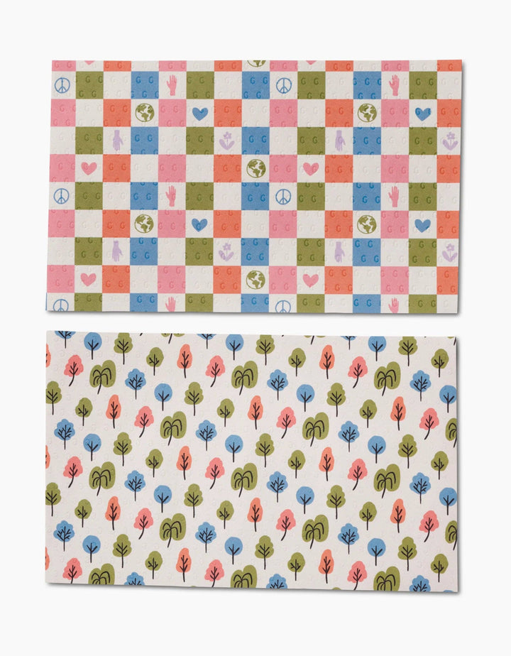 Geometry Happy Checkers Not Paper Towel