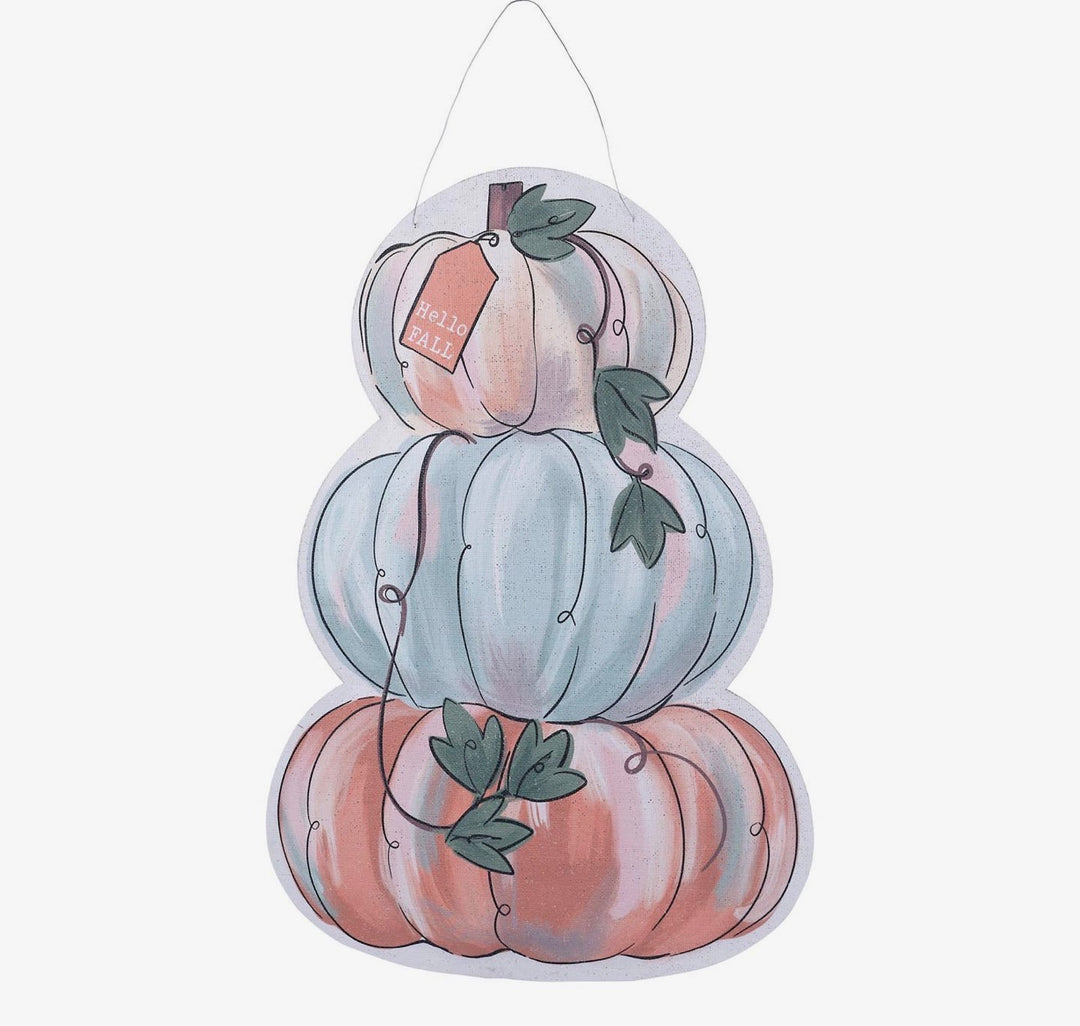 Holly Snowman/Stacked Pumpkins Burlee